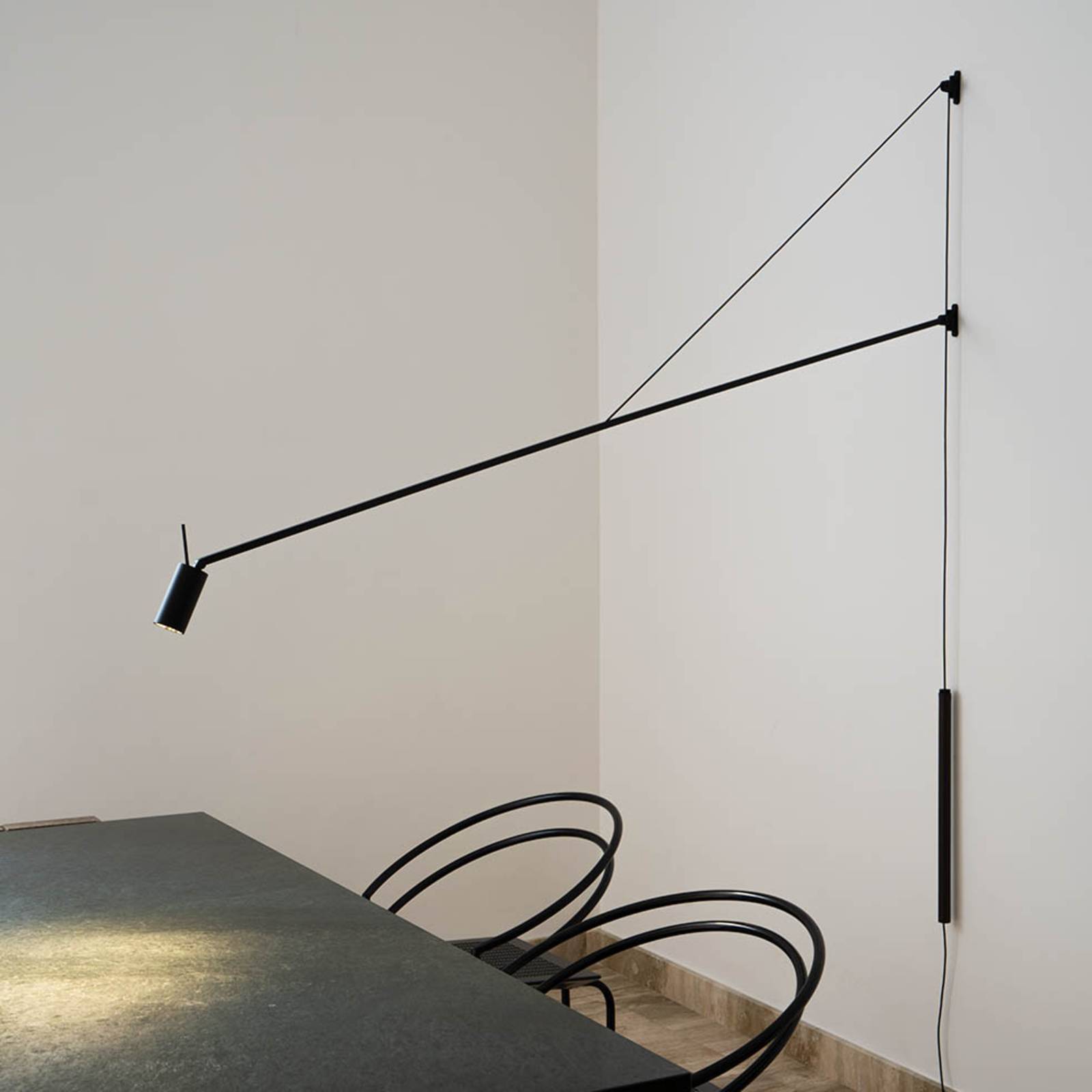 Nemo Swan LED-Wandleuchte mit Ausleger, dimmbar Nemo Swan LED-Wandleuchte mit Ausleger, dimmbar von NEMO
