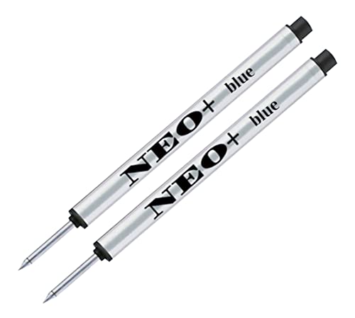 NEO+ Tintenroller-Ersatzminen – 2er-Set mit blauer Tinte von NEO+