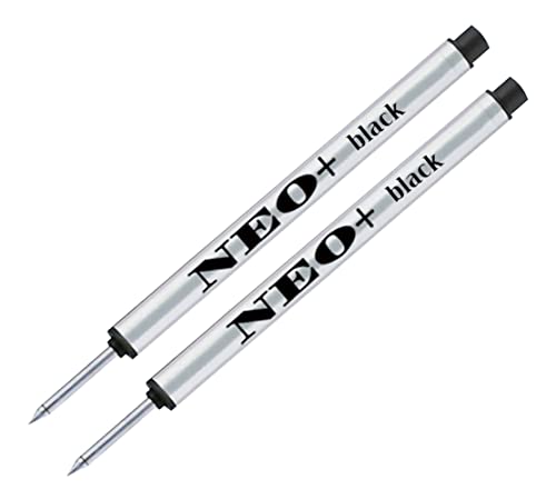 NEO+ Tintenroller-Ersatzminen – 2 Stück in schwarzer Tinte von NEO+