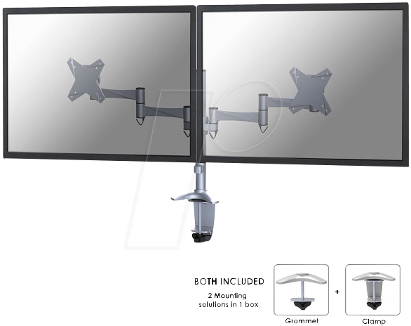 FPMA-D1330DSI - Monitor Halter, 2 Displays, Tischmontage von NEOMOUNTS