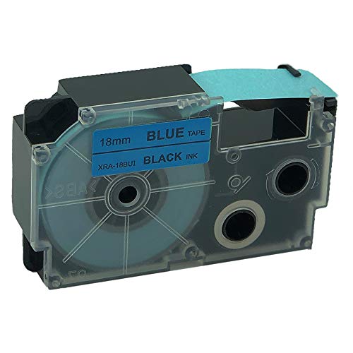 neouza kompatibel für Casio ez-label Klebeband 18 mm x 8 m 1,8 cm X 26 'Label IT. Blck on Blue von NEOUZA