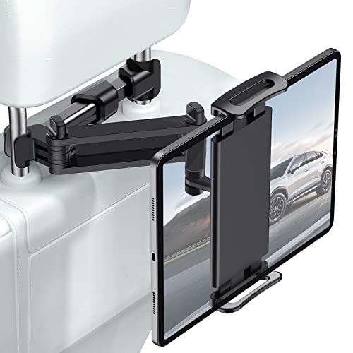 NEOVSUNY Tablet Halterung Auto,Tablethalterungen Auto Ausziehbare KFZ Tablet Halter Kopfstütze,Universal 360° DrehungTablet Kopfstützenhalter für iPad,Switch,Sumsung Tab,Smartphone 4,7-13 Zoll Geräte von NEOVSUNY