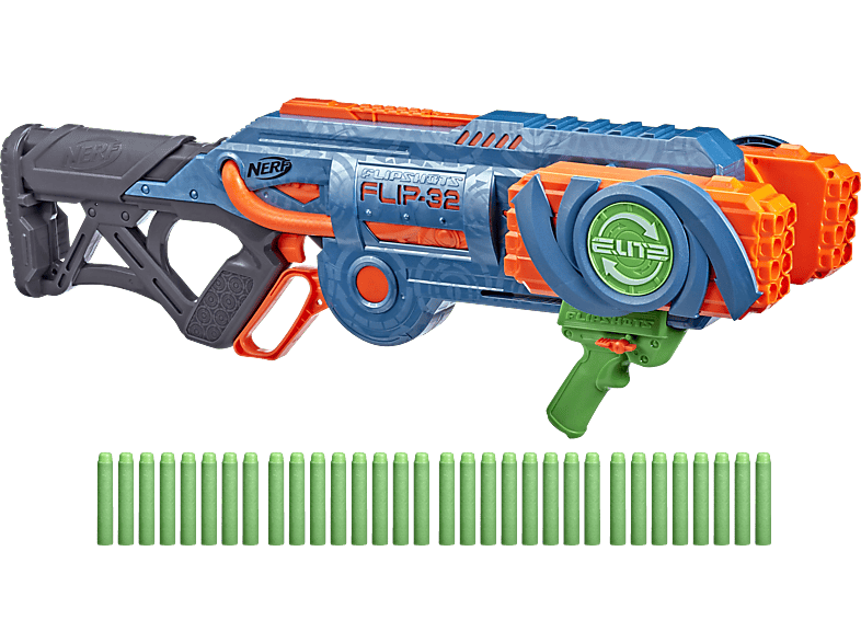 NERF F2553EU4 NER ELITE 2.0 FLIP 32 Nerf Blaster Mehrfarbig NERF F2553EU4 NER ELITE 2.0 FLIP 32 Nerf Blaster Mehrfarbig von NERF