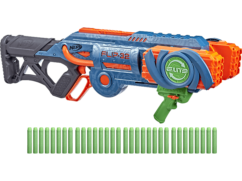 NERF F2553EU4 NER ELITE 2.0 FLIP 32 Nerf Blaster Mehrfarbig von NERF