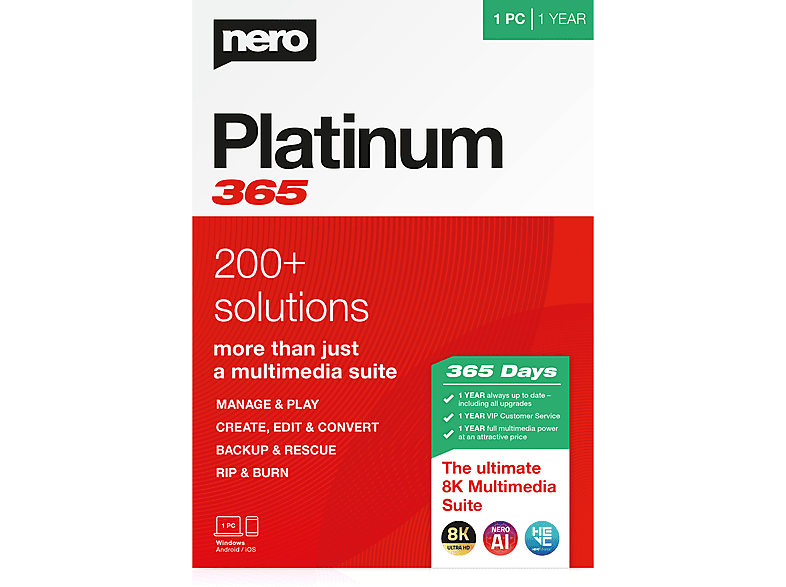Nero Platinum 365 - [PC] von NERO