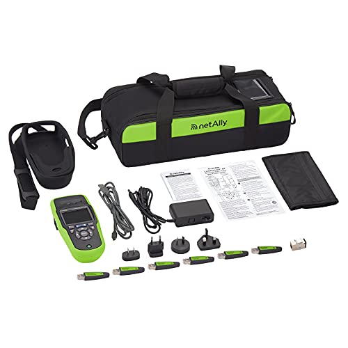 Netally LinkRunner Blau Grau Netzkabeltester (9V, 500g, 198x48x89mm, 0-45°C, 0-90%, -20-60°C) von Netally