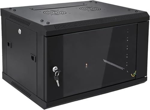 6U Serverschrank zur Wandmontage, Netzwerk-Rack, Verriegelung, Glastür NETECABLE 6U Serverschrank zur Wandmontage, Netzwerk-Rack, Verriegelung, Glastür NETECABLE von NETECABLE