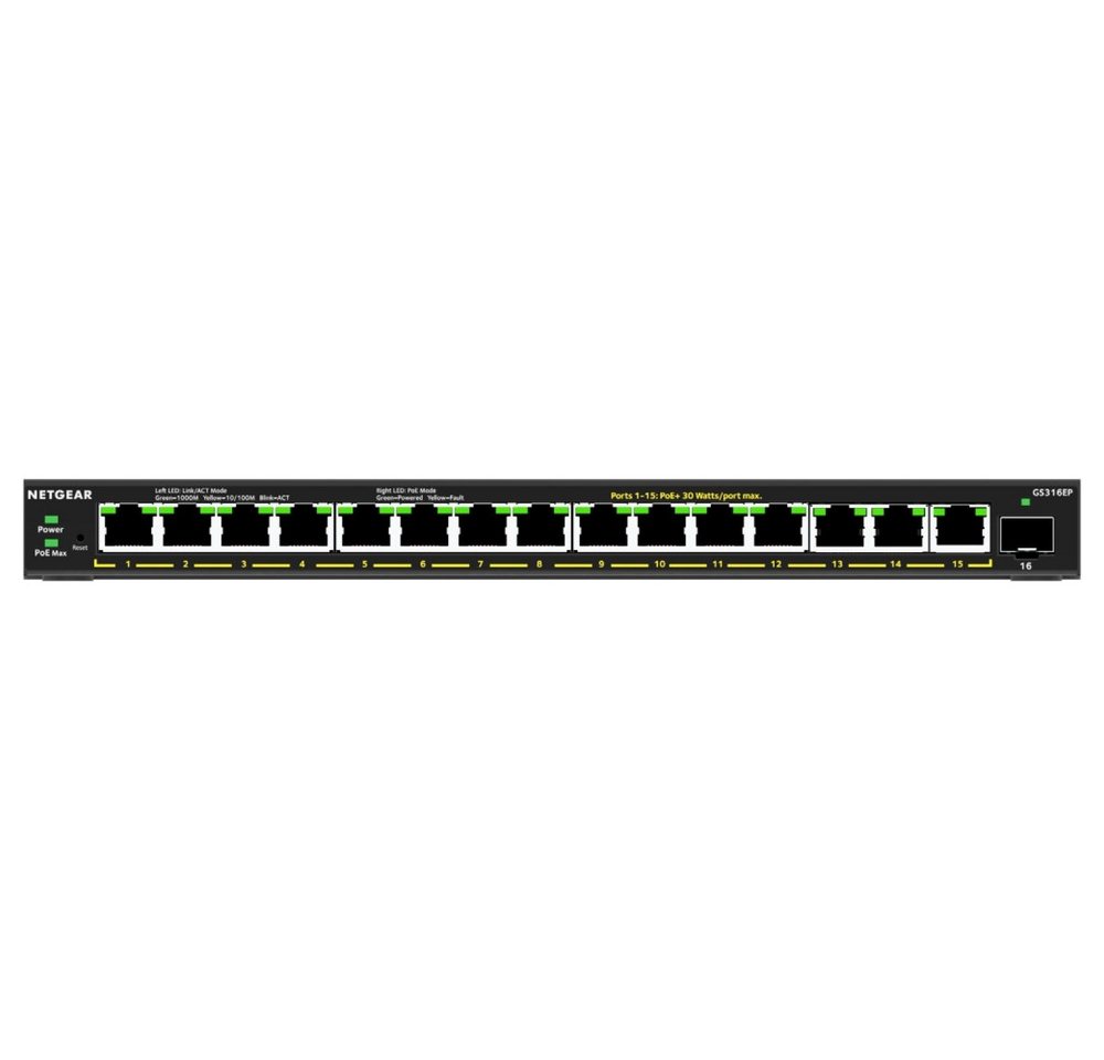 NETGEAR 16-Port Gigabit Ethernet Switch. Netzwerk-Switch NETGEAR 16-Port Gigabit Ethernet Switch. Netzwerk-Switch von NETGEAR