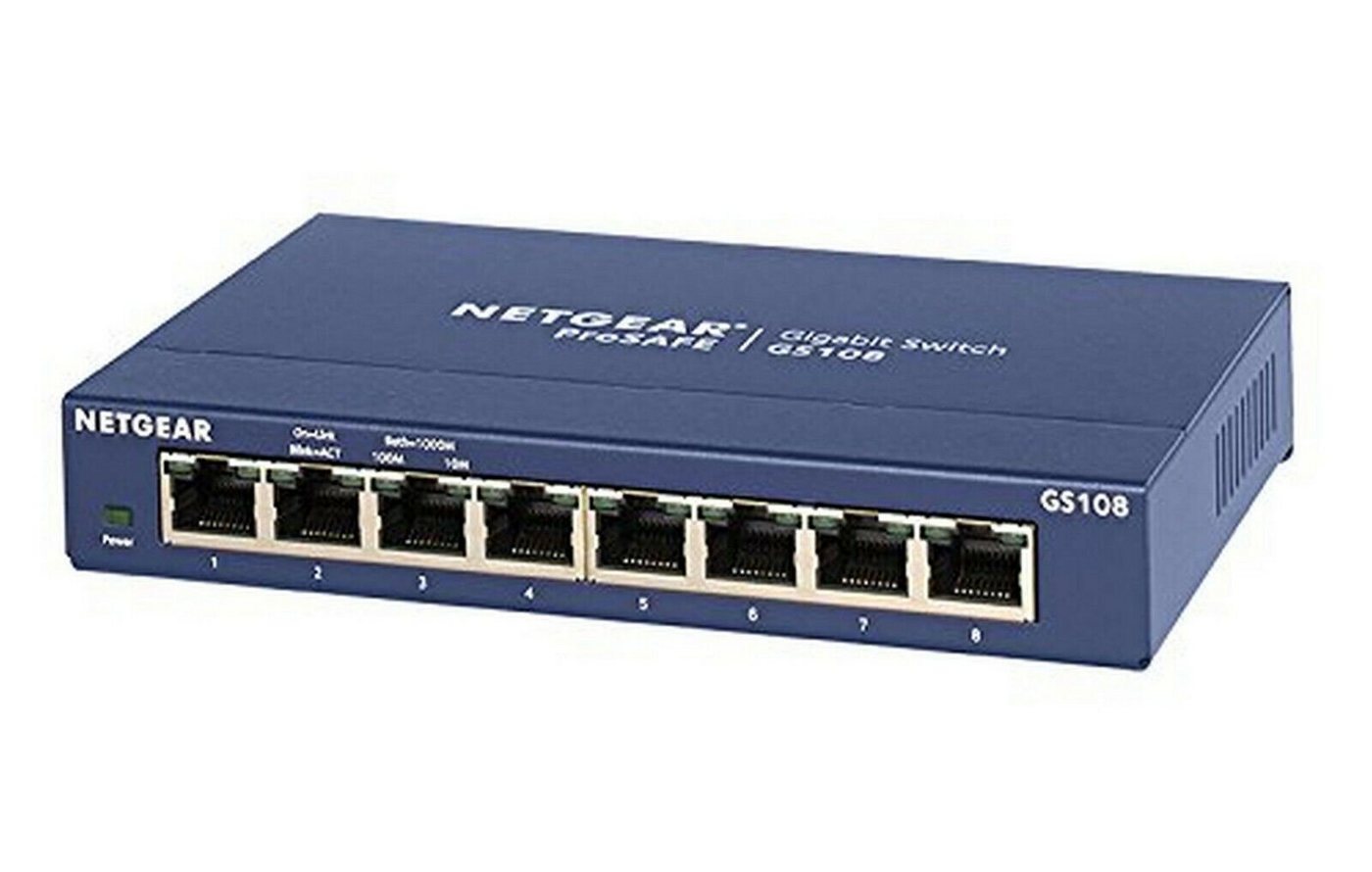 NETGEAR GS108GE Netzwerk-Switch NETGEAR GS108GE Netzwerk-Switch von NETGEAR