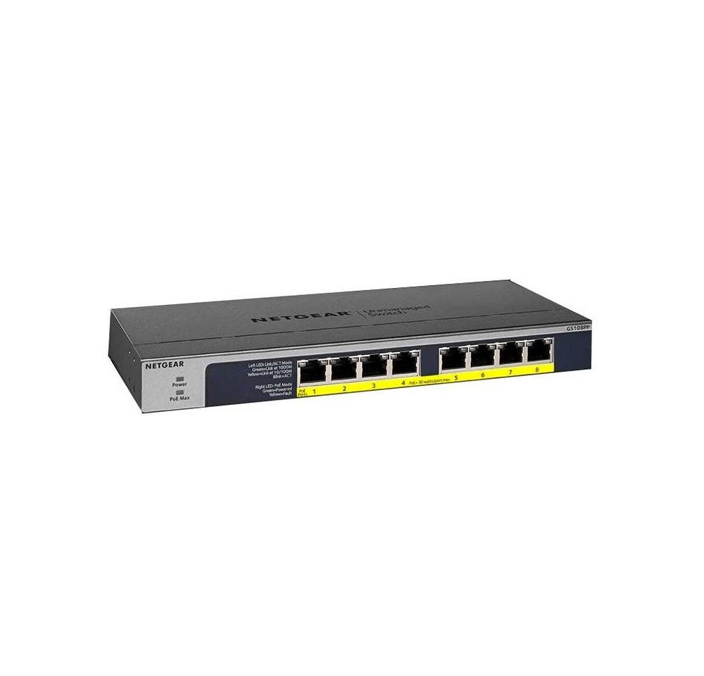 NETGEAR GS108PP Switch WLAN-Router von NETGEAR