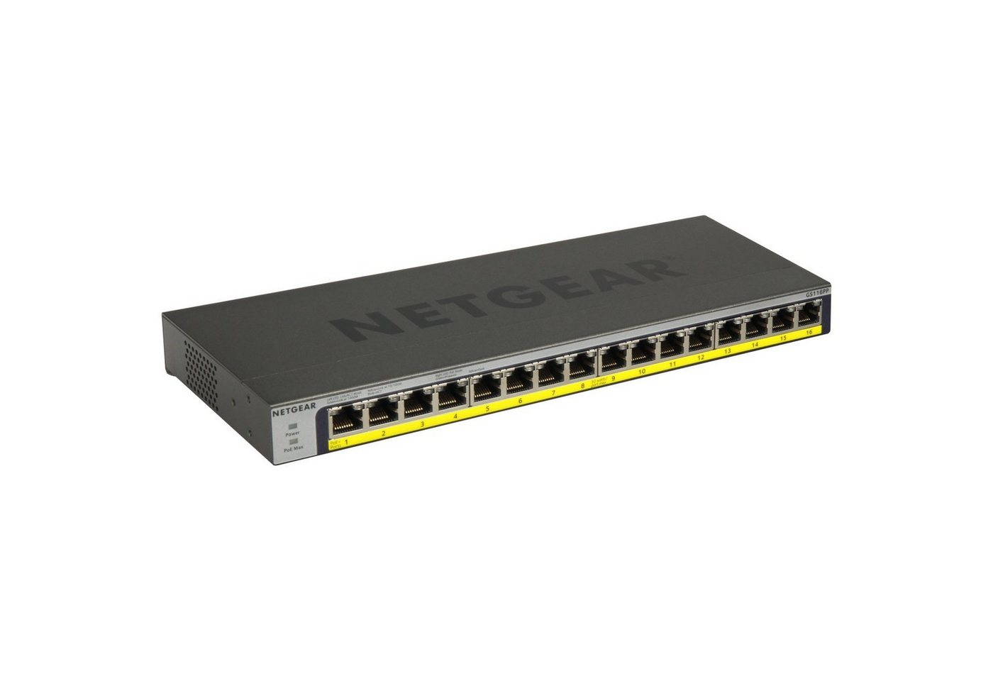 NETGEAR Netgear GS116PP, Switch Netzwerk-Switch NETGEAR Netgear GS116PP, Switch Netzwerk-Switch von NETGEAR