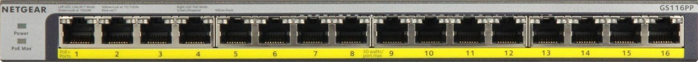 NETGEAR GS116PP Netzwerk-Switch NETGEAR GS116PP Netzwerk-Switch von NETGEAR