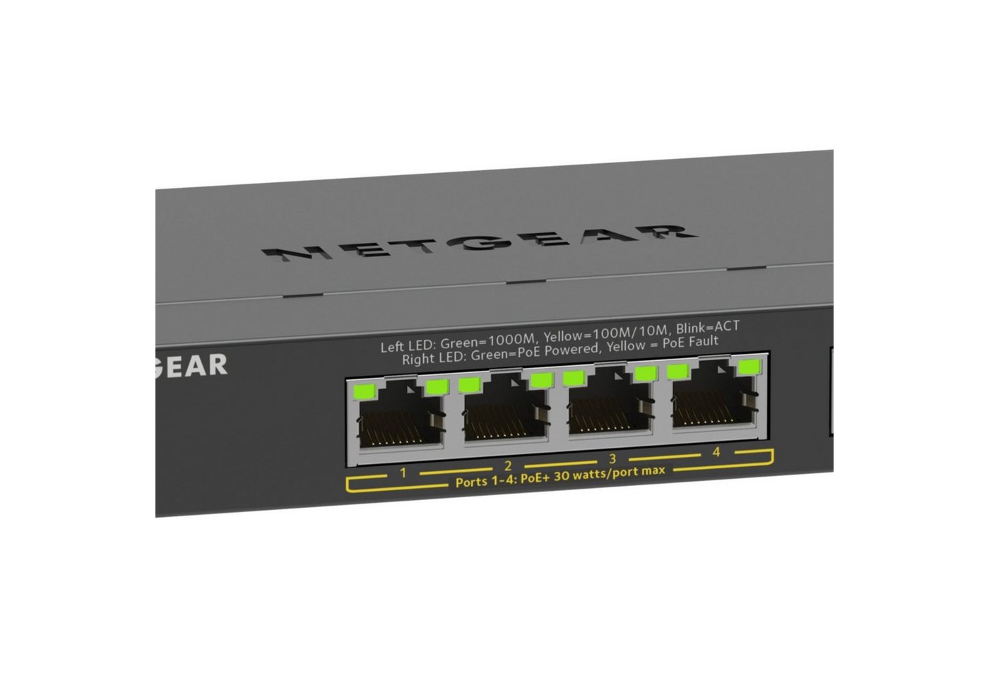 NETGEAR GS305EP Switch 5 Port Gigabit Ethernet LAN PoE Switch Plus Netzwerk-Switch von NETGEAR