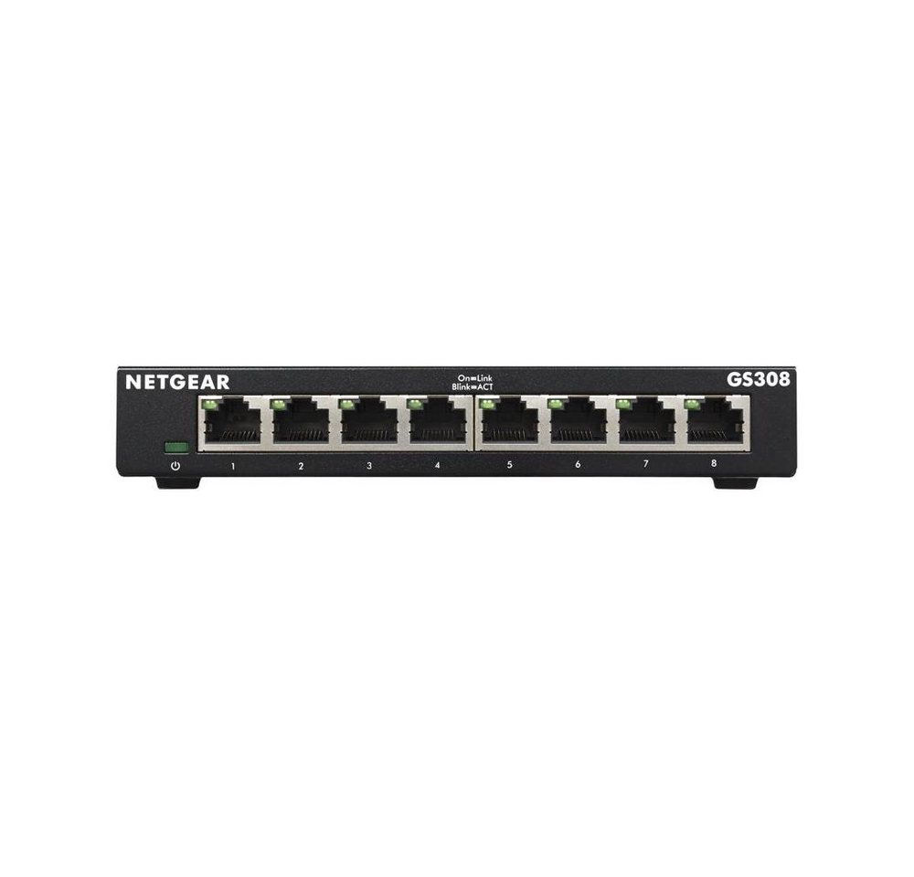 NETGEAR GS308 Switch WLAN-Router NETGEAR GS308 Switch WLAN-Router von NETGEAR