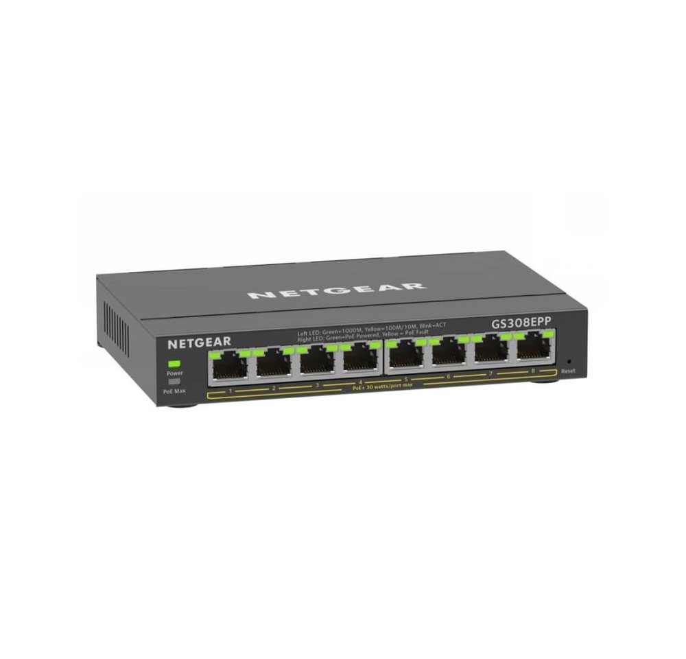 NETGEAR GS308EPP Switch WLAN-Router von NETGEAR