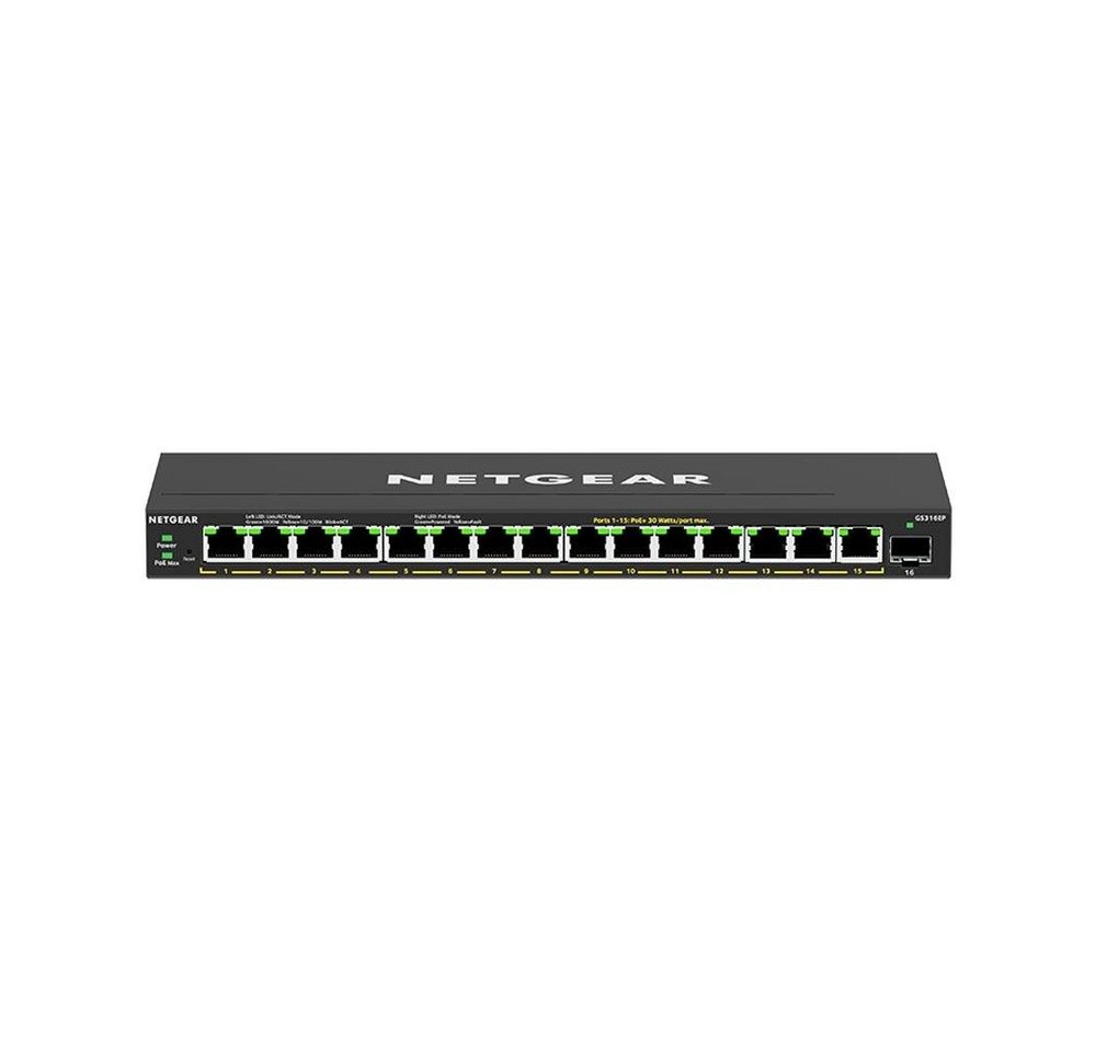 NETGEAR GS316EP Switch WLAN-Router NETGEAR GS316EP Switch WLAN-Router von NETGEAR