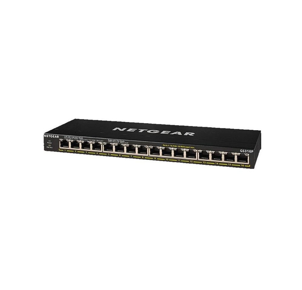 NETGEAR GS316P Switch WLAN-Router von NETGEAR