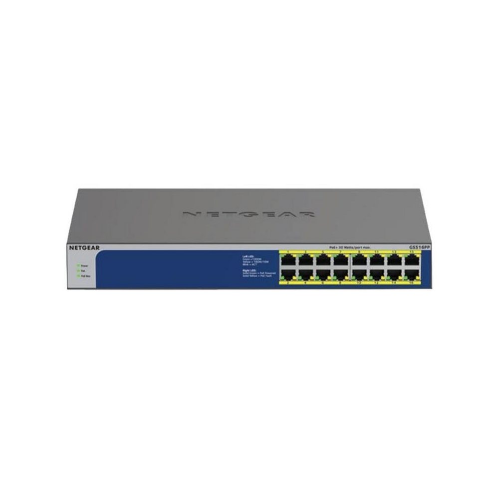NETGEAR GS516PP Switch WLAN-Router NETGEAR GS516PP Switch WLAN-Router von NETGEAR