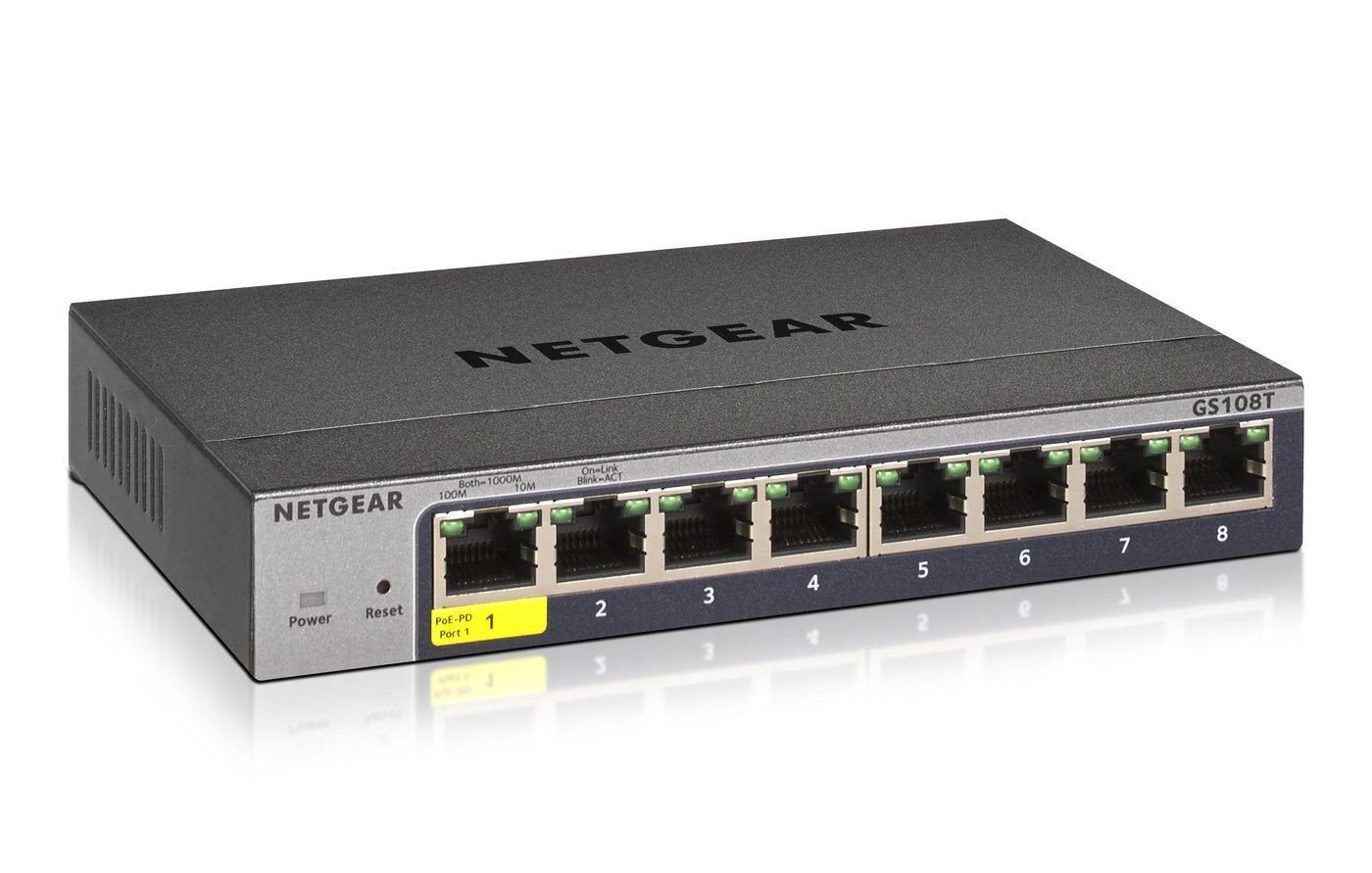 NETGEAR NETGEAR GS108Tv3 8-Port Netzwerk-Switch von NETGEAR