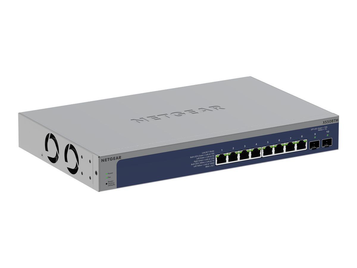 NETGEAR NETGEAR XS508TM - 1 year Insight Managed 8 Port 10G/Multi-Gigabit E... Netzwerk-Switch NETGEAR NETGEAR XS508TM - 1 year Insight Managed 8 Port 10G/Multi-Gigabit E... Netzwerk-Switch von NETGEAR