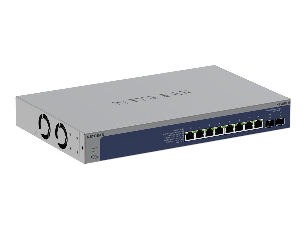 NETGEAR NETGEAR XS508TM - 1 year Insight Managed 8 Port 10G/Multi-Gigabit E... Netzwerk-Switch von NETGEAR