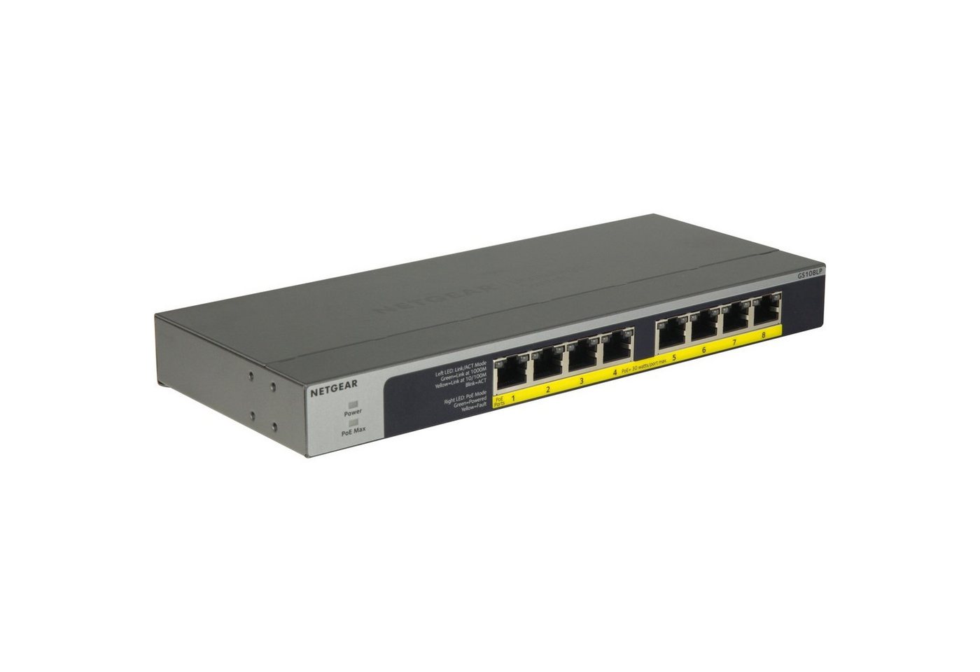 NETGEAR Netgear GS108LP, Switch Netzwerk-Switch NETGEAR Netgear GS108LP, Switch Netzwerk-Switch von NETGEAR