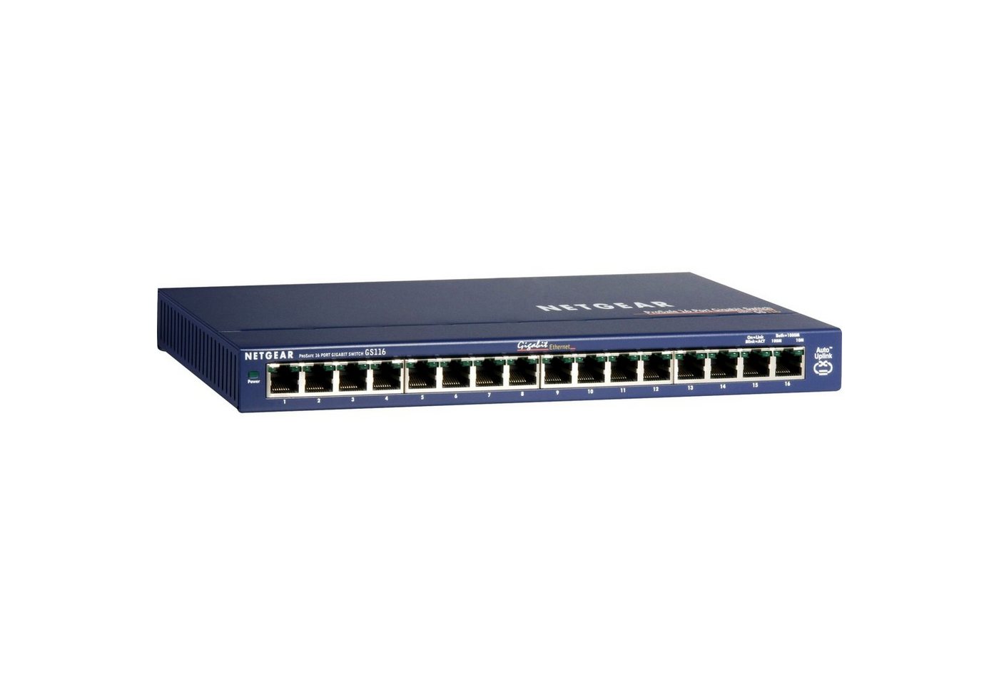NETGEAR Netgear GS116, Switch Netzwerk-Switch von NETGEAR