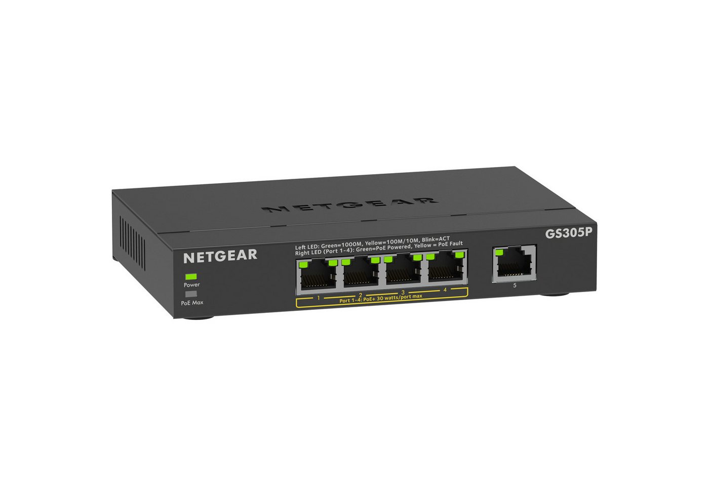 NETGEAR Netgear GS305P, Switch Netzwerk-Switch NETGEAR Netgear GS305P, Switch Netzwerk-Switch von NETGEAR