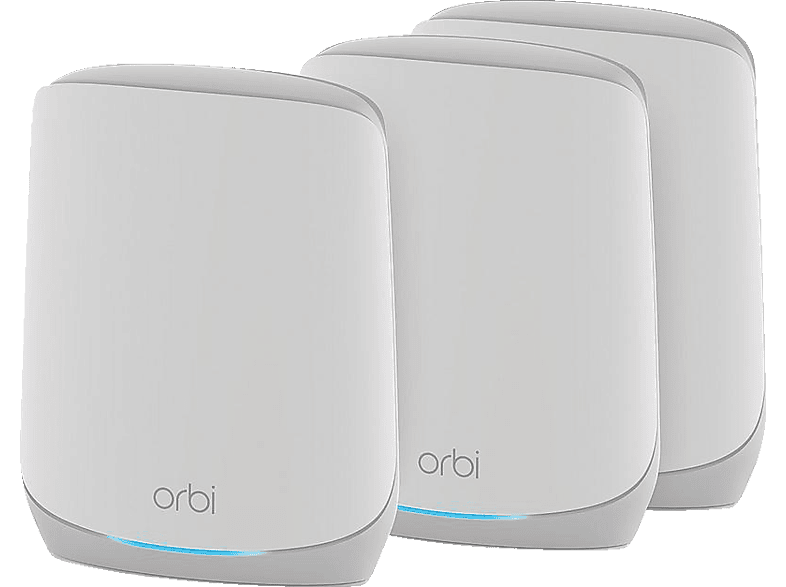 NETGEAR RBK763S-100EUS ORBI WIFI 6 TRI-BAN SYSTEM AX Mesh Wlan Set von NETGEAR