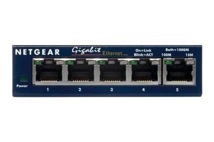 Netgear GS105GE 5-Port Gigabit Unmanaged Switch von NETGEAR