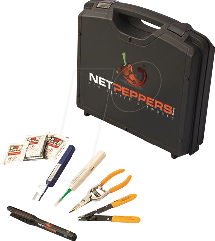 NP FIBER201 - Werkzeugsatz, Werkzeugkoffer, LWL, 30-teilig von NETPEPPERS