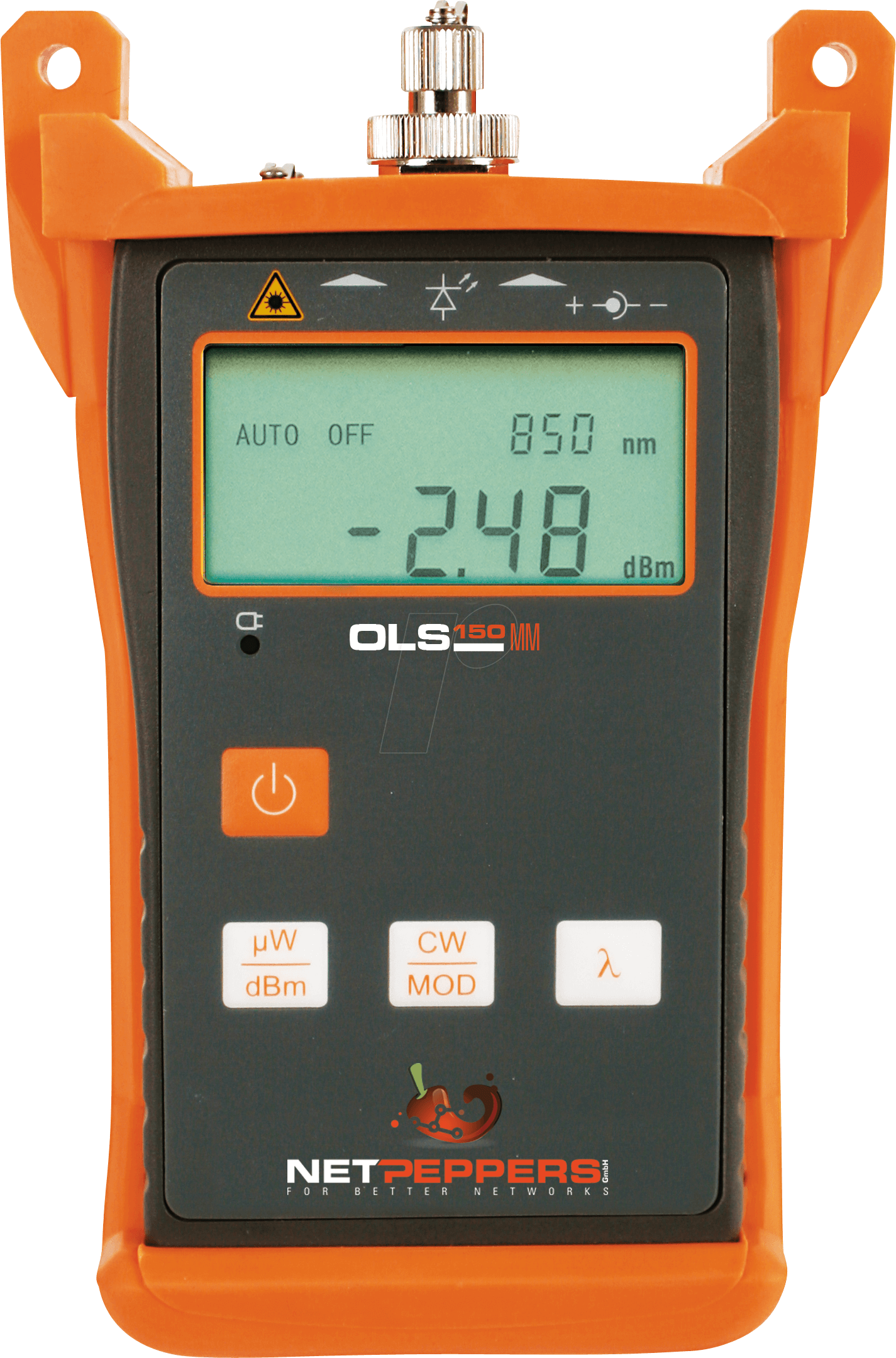NP OLS150 MM - Kalibrierte Lichtquelle für Multimode Glasfaserstrecken NP OLS150 MM - Kalibrierte Lichtquelle für Multimode Glasfaserstrecken von NETPEPPERS