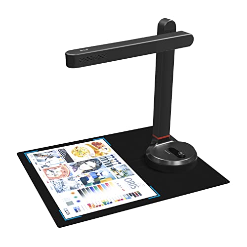 NETUM Dokumentenkamera & Scanner, Buchscanner Capture Größe A4, 8MP USB Dokumentenkamera mit Autofokus, mehrsprachiger OCR, kompatibel mit Windows (SD-2000NC) von NETUM