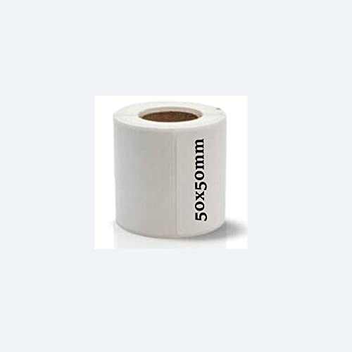 Thermodruckpapier für Thermodrucker, Barcode-Sticker/Etiketten/selbstklebende Thermotypen, 5 Rollen(50x50x150) von NETUM