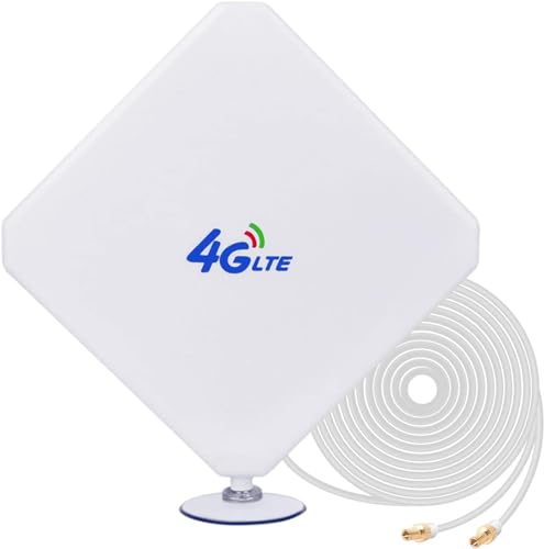 NETVIP TS9 4G Hochleistungs LTE Antenne 35dBi Netzwerk Ethernet Verstärker-Antenne Omnidirektionale Antenne Signalverstärker Verstärker für Huawei E5372 E392 R212 etc von NETVIP