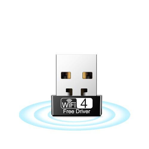 USB WLAN Stick für PC WiFi Adapter 150Mbps 2.4GHz Wireless Adapter Empfänger 802.11ac/n/g/b Netzwerk Dongles,für PC,Windows XP/7/8/10/Vista Keine CD benötigt Plug & Play von NETVIP