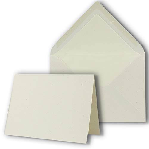 10 Sets - großes Kartenpaket mit 10 Faltkarten & 10 Umschlägen - 10,5 x 14,8 cm - DIN A6/C6 - Vanille - NEUSER PAPIER 10 Sets - großes Kartenpaket mit 10 Faltkarten & 10 Umschlägen - 10,5 x 14,8 cm - DIN A6/C6 - Vanille - NEUSER PAPIER von NEUSER PAPIER