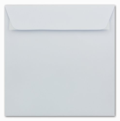 Briefumschläge Quadratisch 150 x 150 mm - Hochweiß - 1000 Stück - Superweiss Top-qualität - 100 g/m² - 15 x 15 cm - Für ganz besondere Anlässe - Haftklebung von NEUSER PAPIER