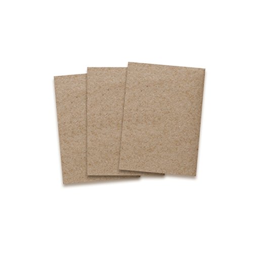 Kraftpapier-Karten in Braun - 75 Stück - bedruckbare Post-Karten in DIN A6 Format 10,5x 14,8 cm I 350g/m² I Exklusive Grußkarten für besondere Anlässe von NEUSER PAPIER