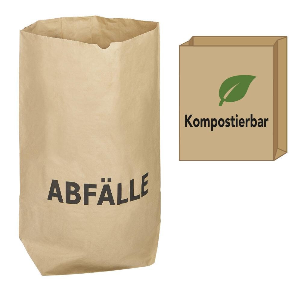 Müllbeutel 120,0 l braun von NEUTRAL