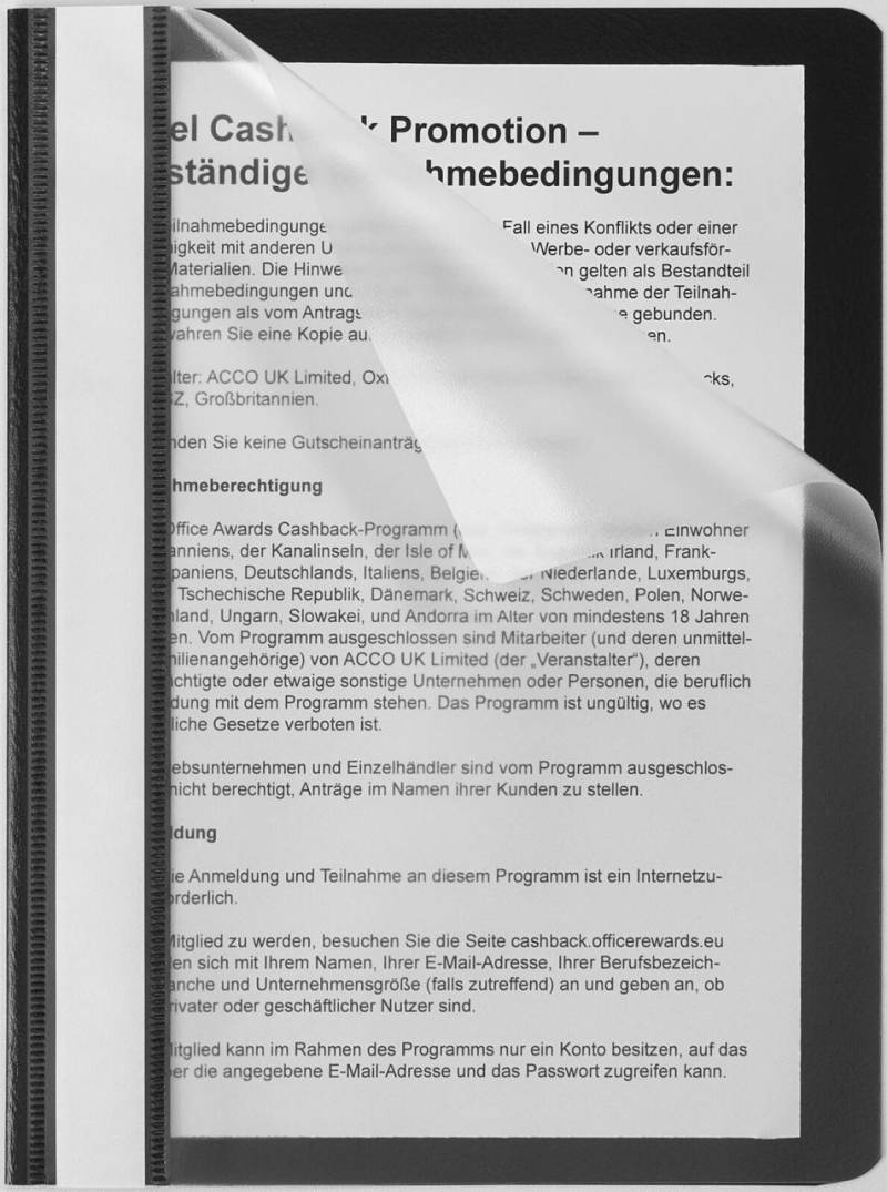 Schnellhefter A5 Polypropylen (PP) schwarz von NEUTRAL
