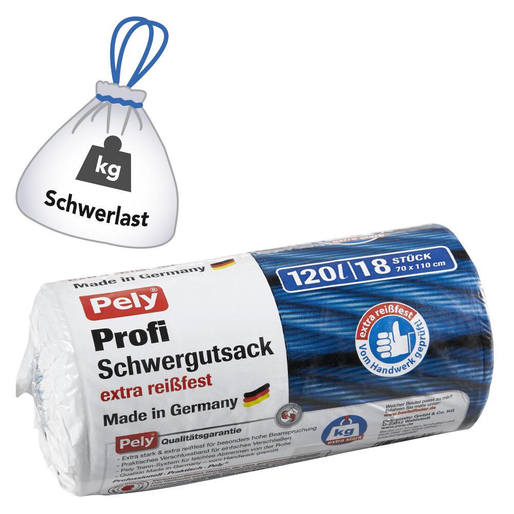 Schwerlastsäcke Pely C. Profi Müllsäcke 120L 120,0 l blau von NEUTRAL