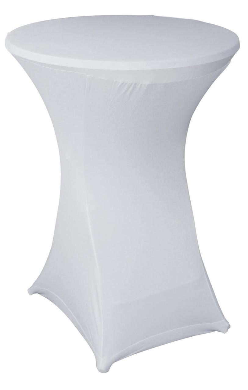 Stehtischhusse weiß Ø 85cm Stehtischhusse Stehtischhusse weiß Ø 85cm Stehtischhusse von NEUTRAL