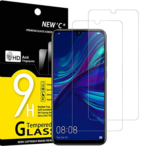 NEW'C 2 Stück, Panzer Schutz Glas für Huawei P Smart Plus 2019, Enjoy 9s, Frei von Kratzern, 9H Härte, HD Displayschutzfolie, 0.33mm Ultra-klar, Ultrabeständig von NEW'C
