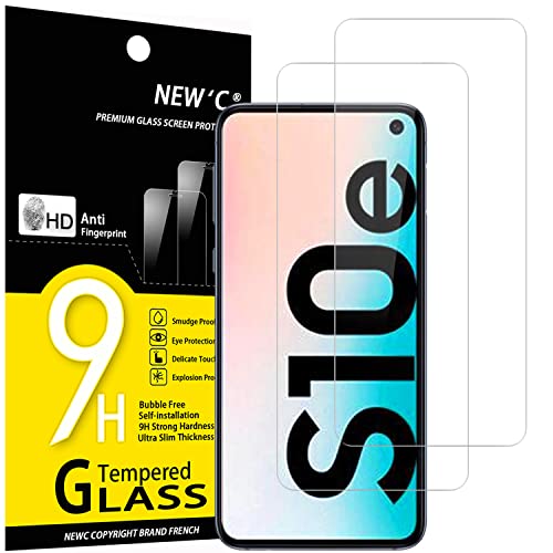 NEW'C 2 Stück, Panzer Schutz Glas für Samsung Galaxy S10e, Frei von Kratzern, 9H Härte, HD Displayschutzfolie, 0.33mm Ultra-klar, Ultrabeständig von NEW'C
