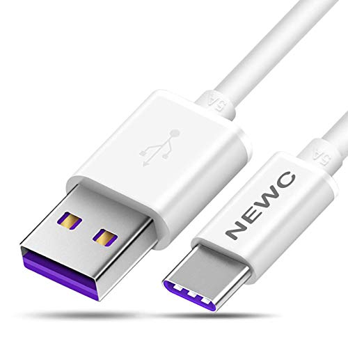 NEW'C 2 Stück USB Typ C auf USB 3.0 5 A, USB C Kabel für Samsung Galaxy S8/S8 Plus, S9/S9 Plus, Huawei, Xiaomi, Honor, Nokia, OnePlus, Ladegerät USB C schnell, 1 m von NEW'C