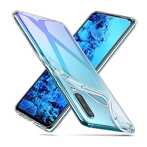 NEW'C Hülle für Huawei P30, [Ultra transparent Silikon Gel TPU Soft] Cover Case Schutzhülle Kratzfeste mit Schock Absorption und Anti Scratch kompatibel Huawei P30 von NEW'C