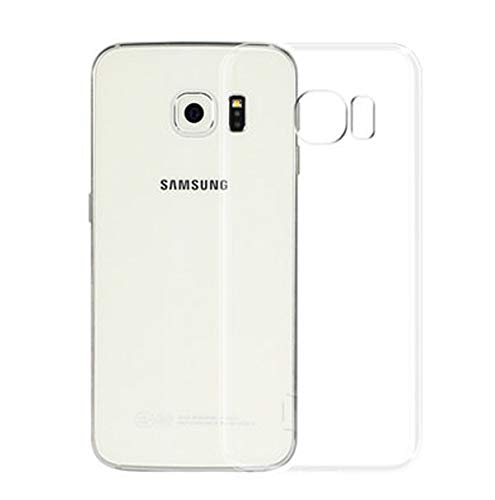 NEW'C Hülle für Samsung Galaxy S6 Edge, [Ultra transparent Silikon Gel TPU Soft] Cover Case Schutzhülle Kratzfeste mit Schock Absorption und Anti Scratch kompatibel Samsung Galaxy S6 Edge von NEW'C