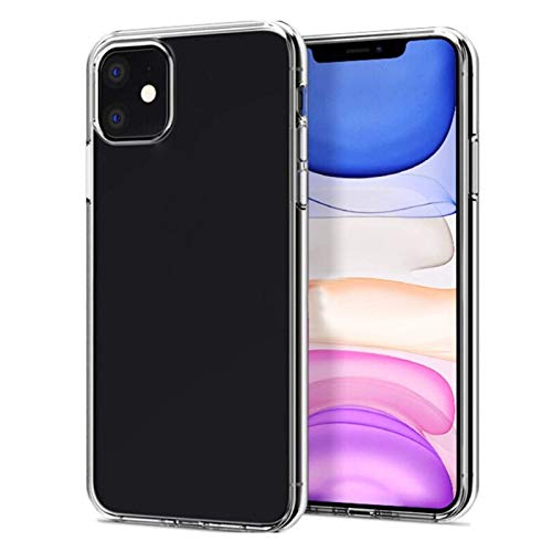 NEW'C Hülle für iPhone 11 (6,1 Zoll), [Ultra transparent Silikon Gel TPU Soft] Cover Case Schutzhülle Kratzfeste mit Schock Absorption und Anti Scratch kompatibel iPhone 11 (6,1 Zoll) von NEW'C