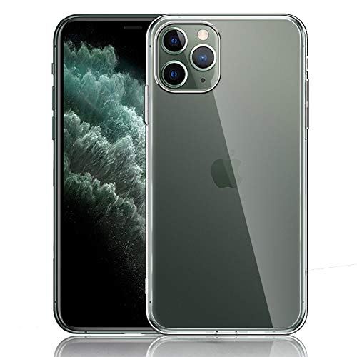 NEW'C Hülle für iPhone 11 Pro Max (6,5 Zoll), [Ultra transparent Silikon Gel TPU Soft] Cover Case Schutzhülle Kratzfeste mit Schock Absorption und kompatibel iPhone 11 Pro Max von NEW'C